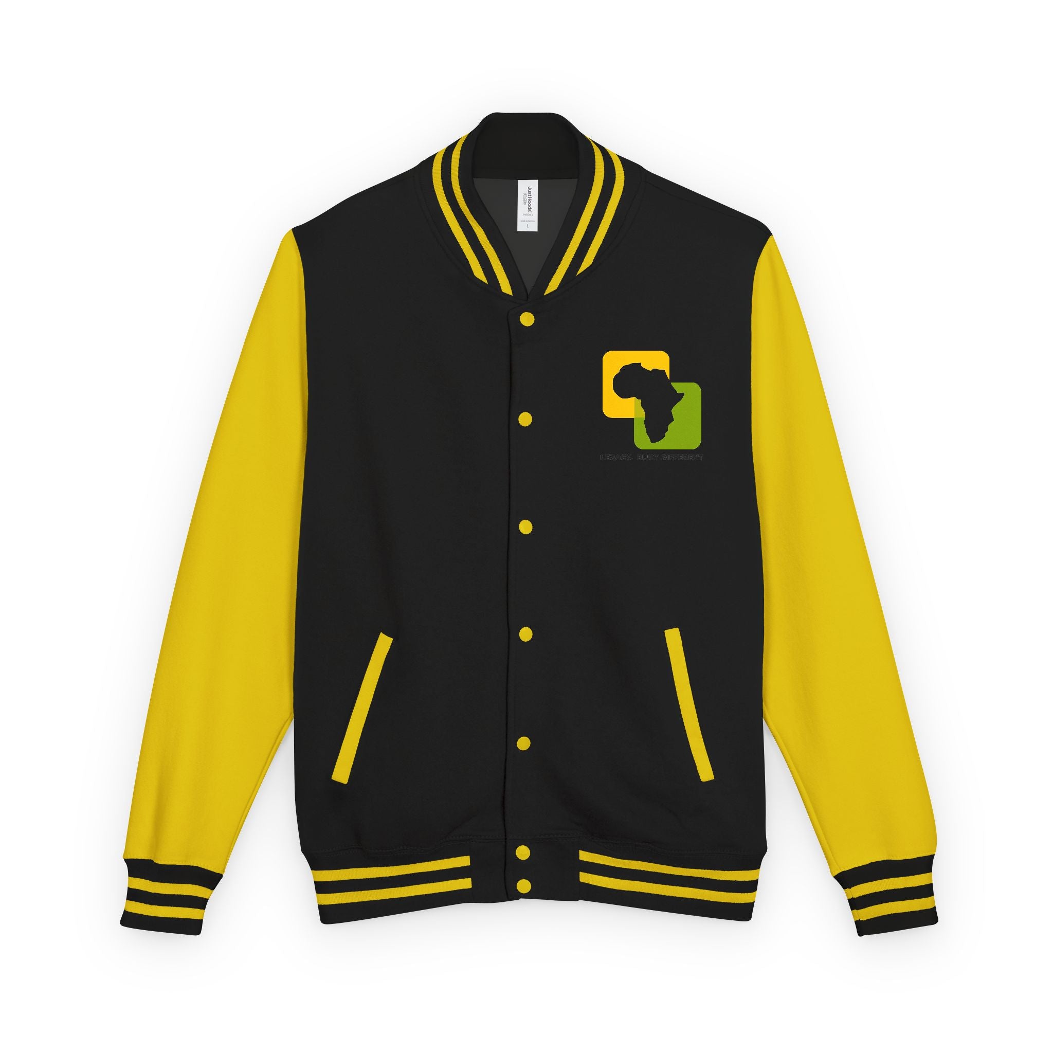 Letterman Jacket — Afrocentric Africa Map Design ("Legacy. Built Different")