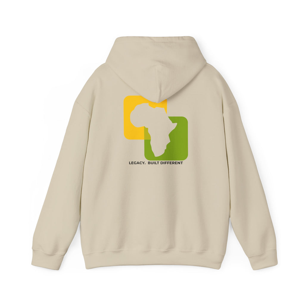 Africa Legacy Hoodie — "Legacy. Built Different" Graphic Pullover