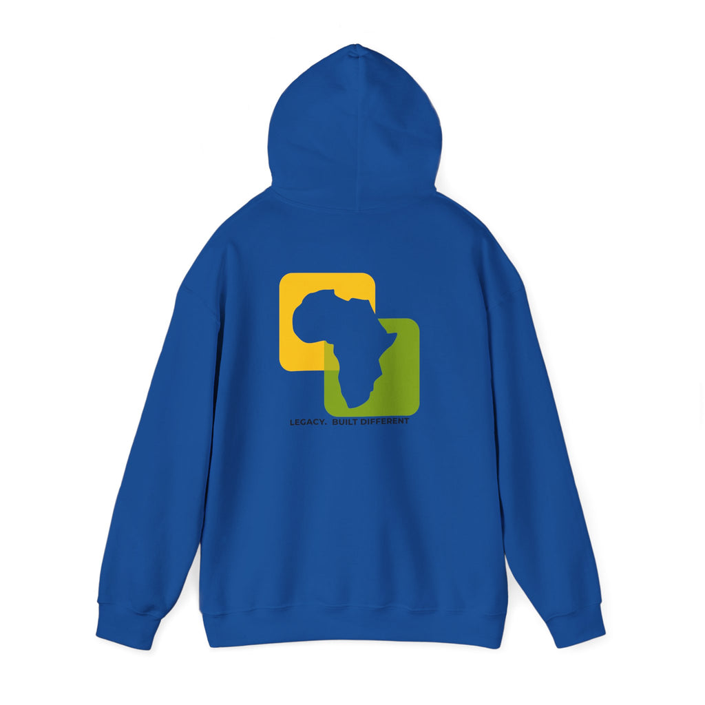 Africa Legacy Hoodie — "Legacy. Built Different" Graphic Pullover