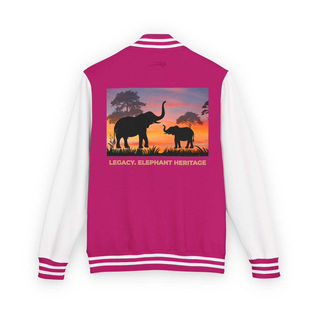Letterman Jacket — Legacy Elephant Heritage Sunset Design