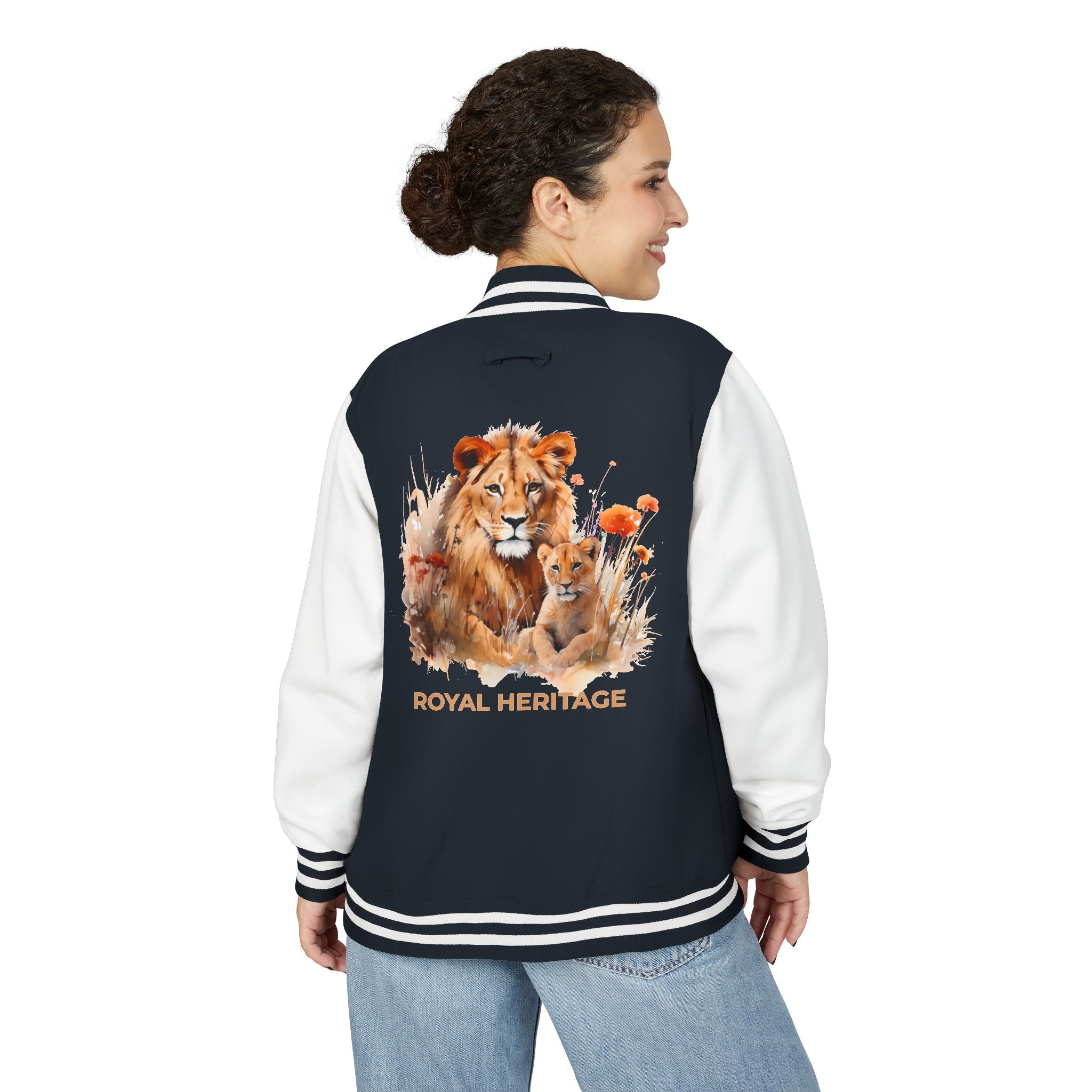 Letterman Jacket — 'Royal Heritage' Lion Family Varsity Jacket