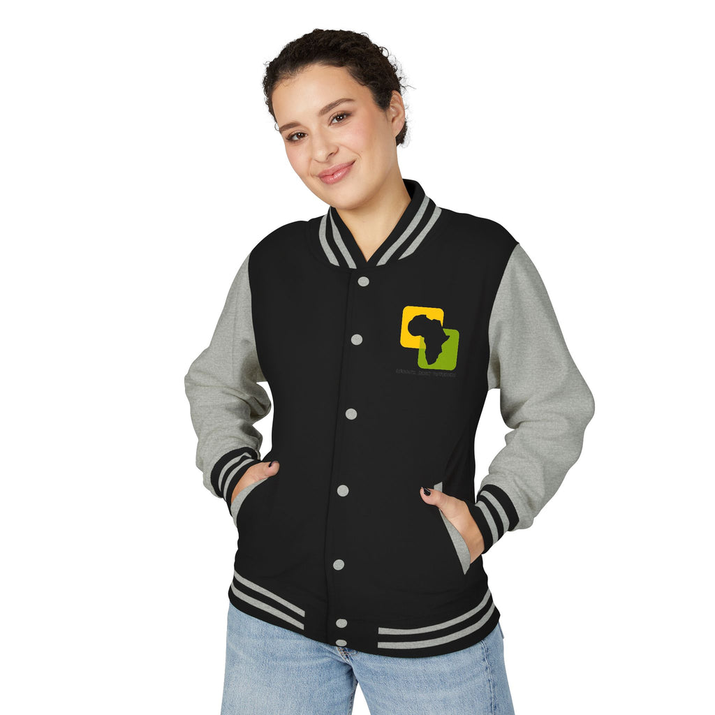 Letterman Jacket — Afrocentric Africa Map Design ("Legacy. Built Different")