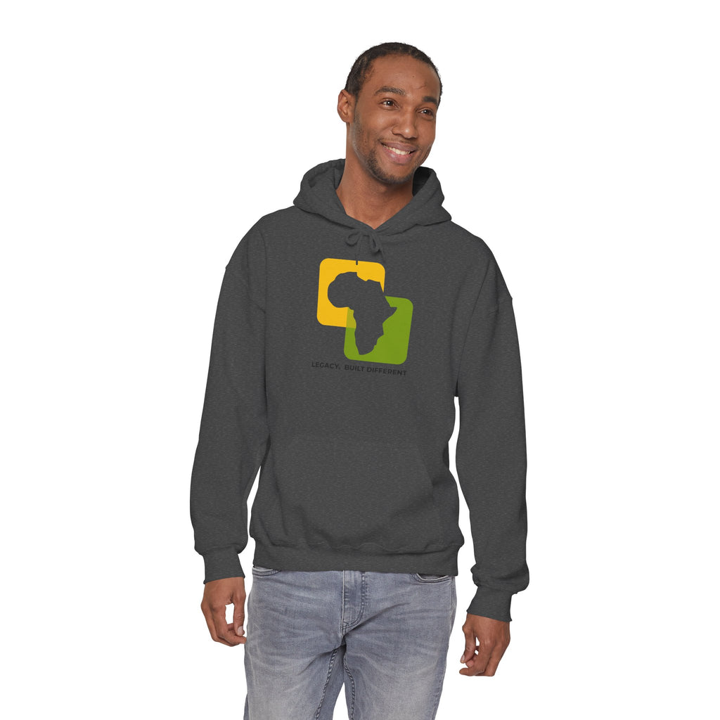 Africa Legacy Hoodie — "Legacy. Built Different" Graphic Pullover