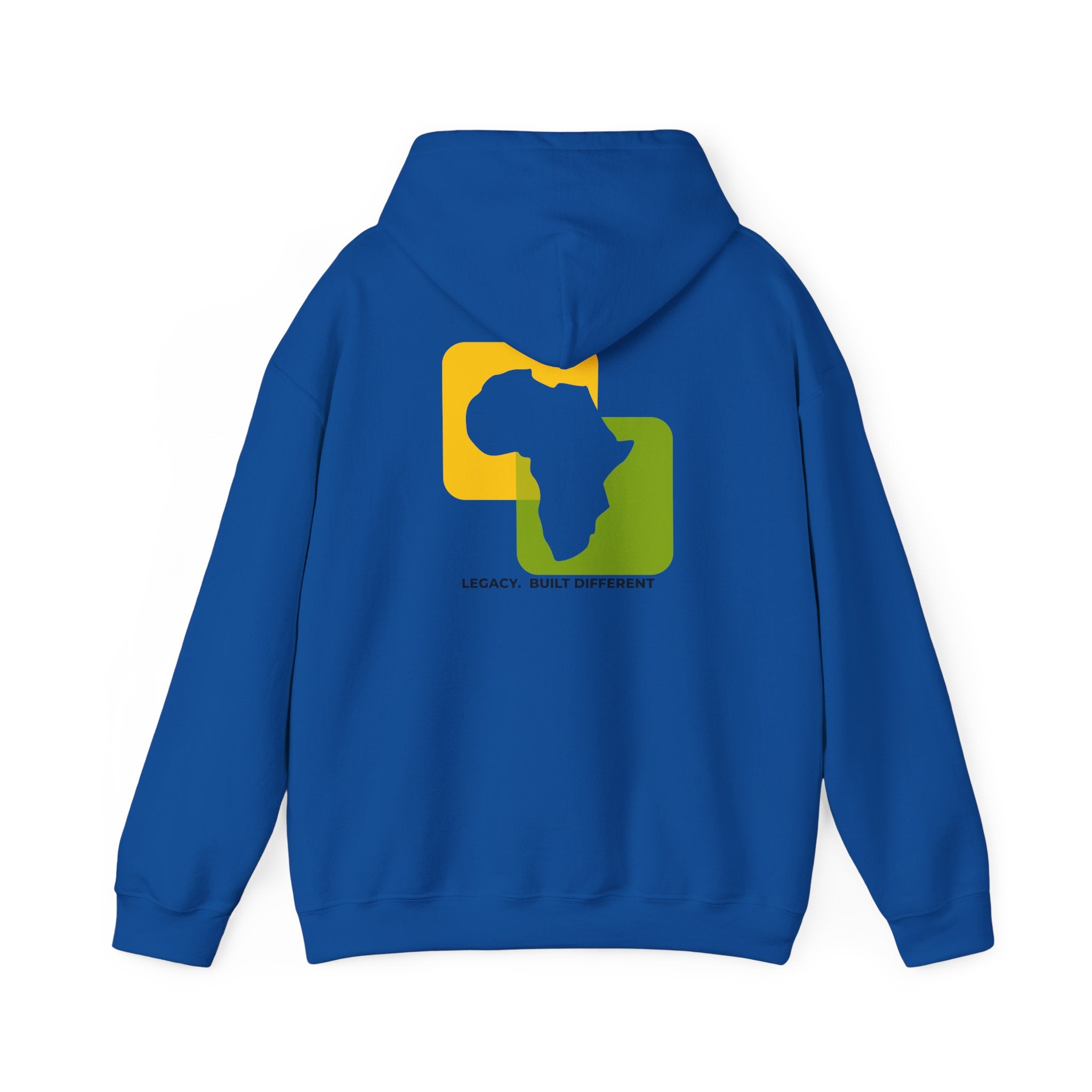 Africa Legacy Hoodie — "Legacy. Built Different" Graphic Pullover