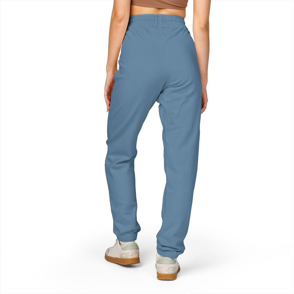 Sunset Camper Sweatpants — Cozy Graphic Fleece Joggers