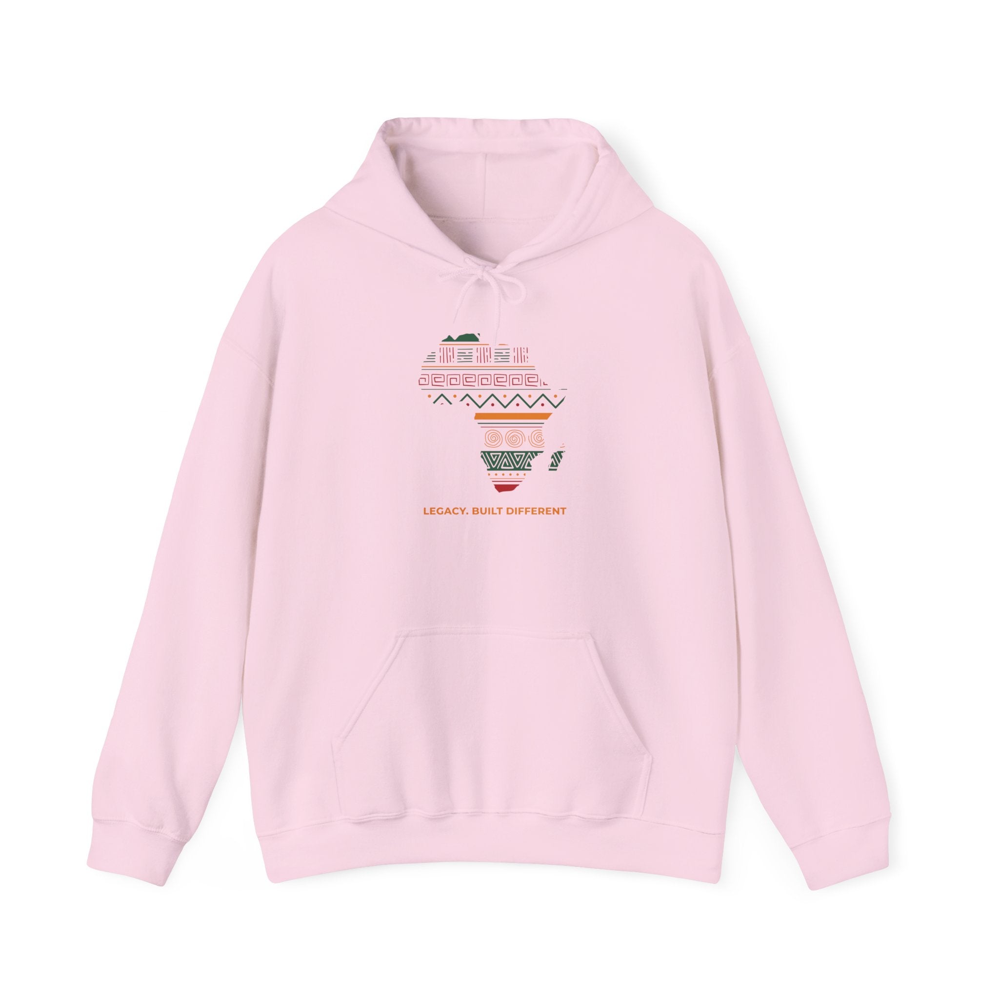 Africa Map Hoodie - 'Legacy Built Different' Graphic Pullover
