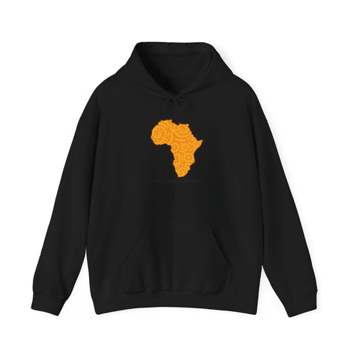 Africa Map Hoodie — "Legacy. Built Different." Printed Pullover