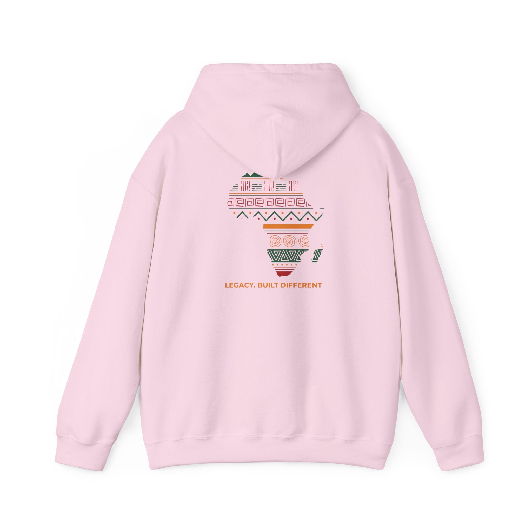 Africa Map Hoodie - 'Legacy Built Different' Graphic Pullover