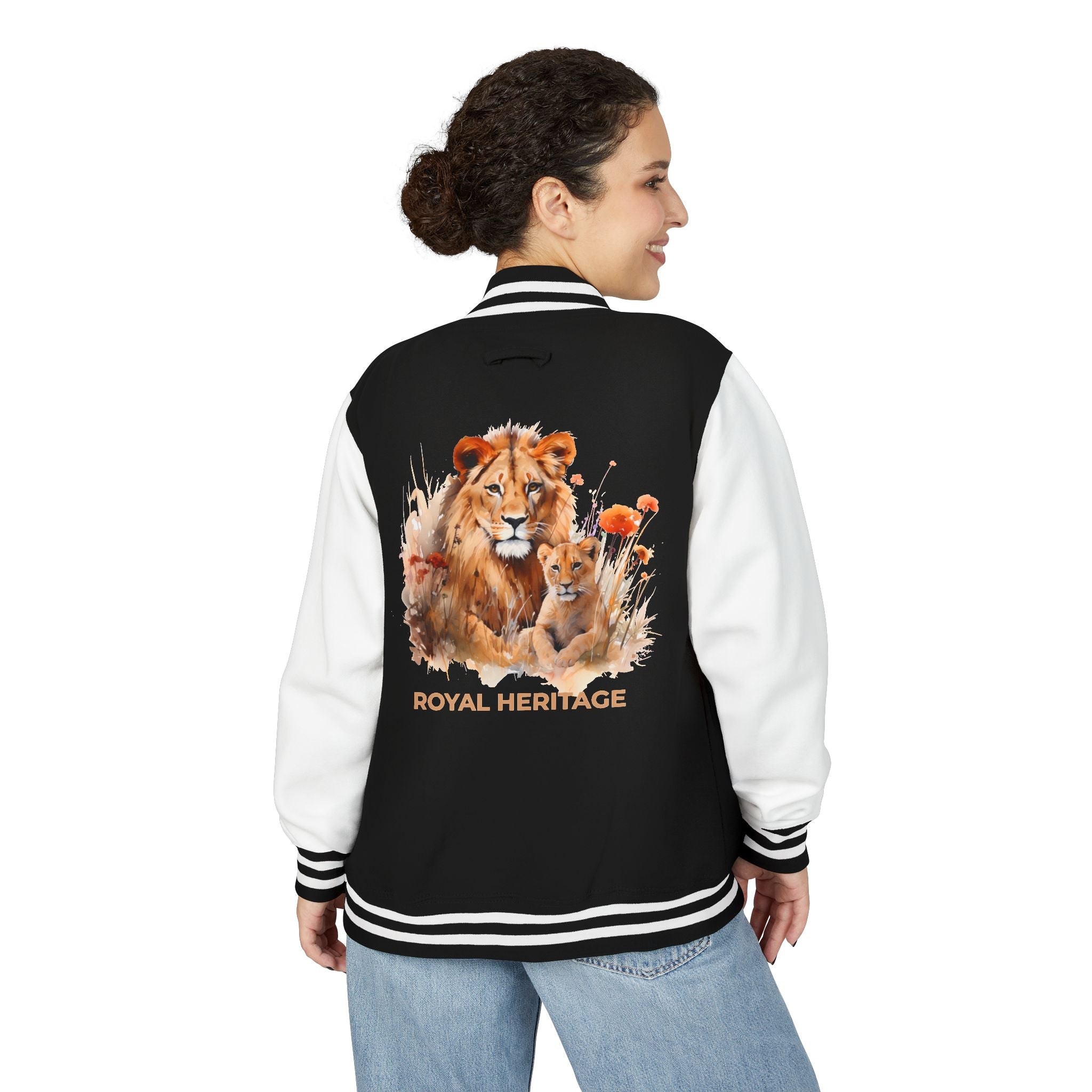 Letterman Jacket — 'Royal Heritage' Lion Family Varsity Jacket