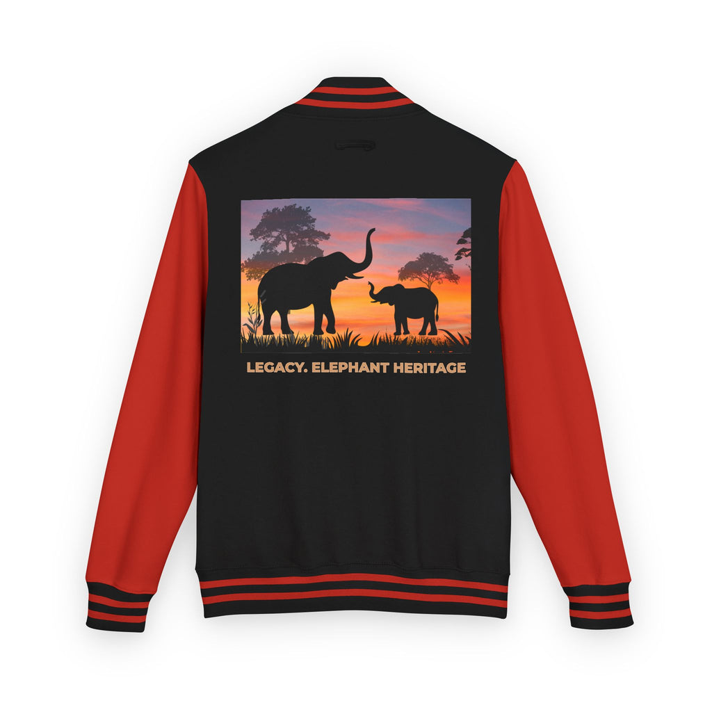 Letterman Jacket — Legacy Elephant Heritage Sunset Design