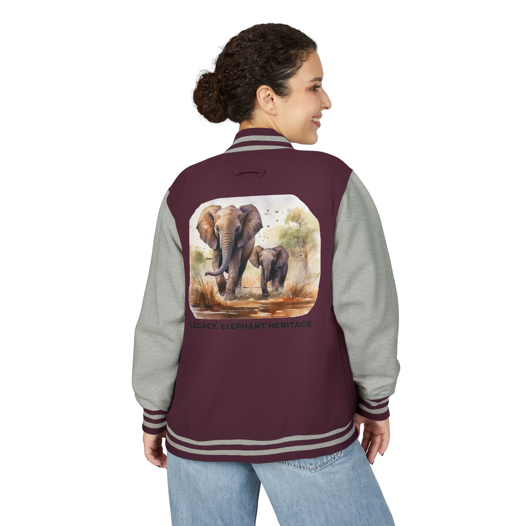 Elephant Heritage Letterman Jacket — Legacy Elephant Heritage Varsity Jacket