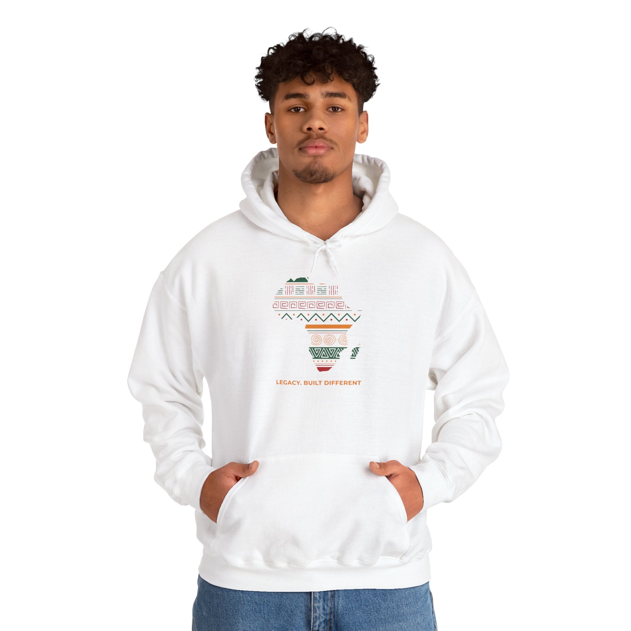 Africa Map Hoodie - 'Legacy Built Different' Graphic Pullover