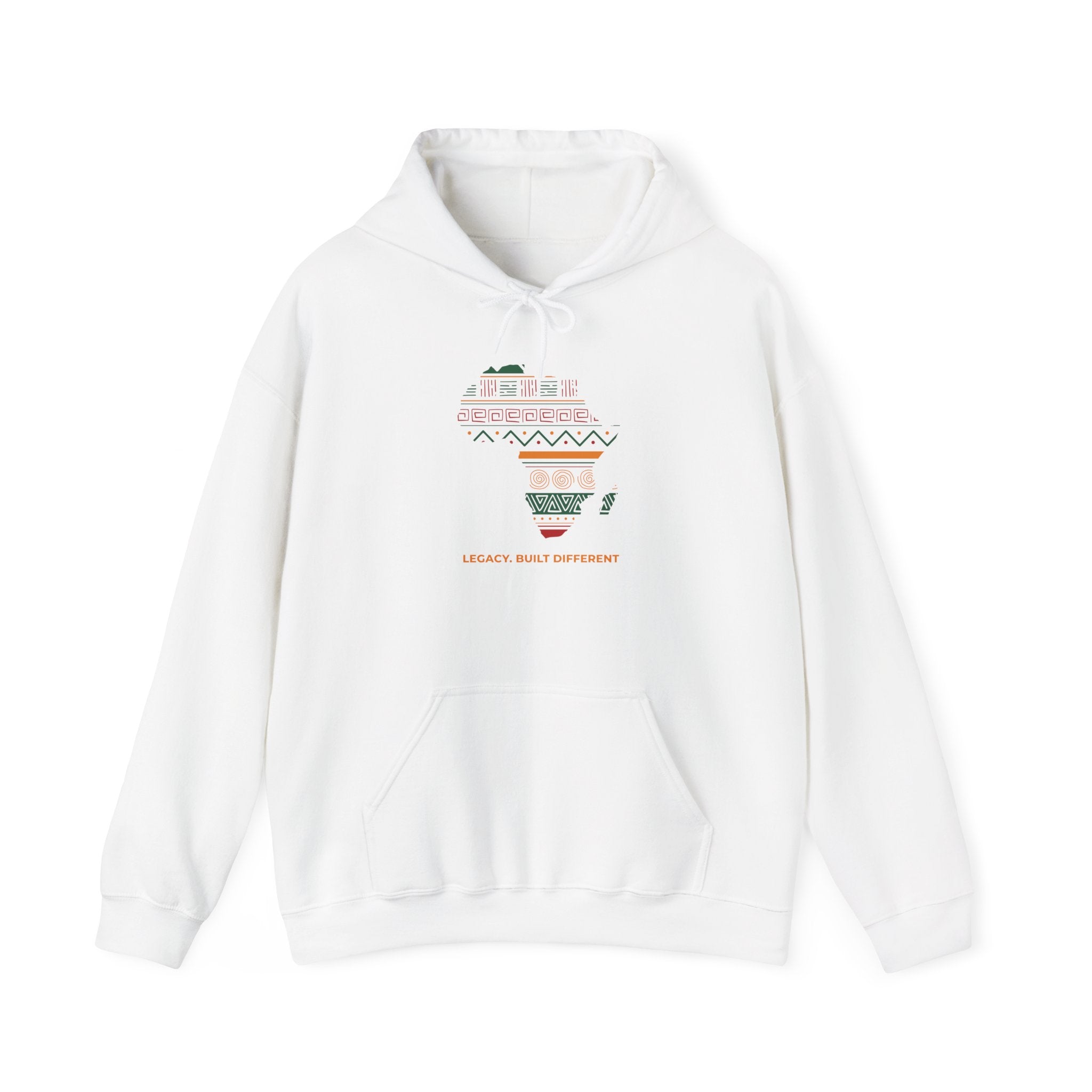 Africa Map Hoodie - 'Legacy Built Different' Graphic Pullover