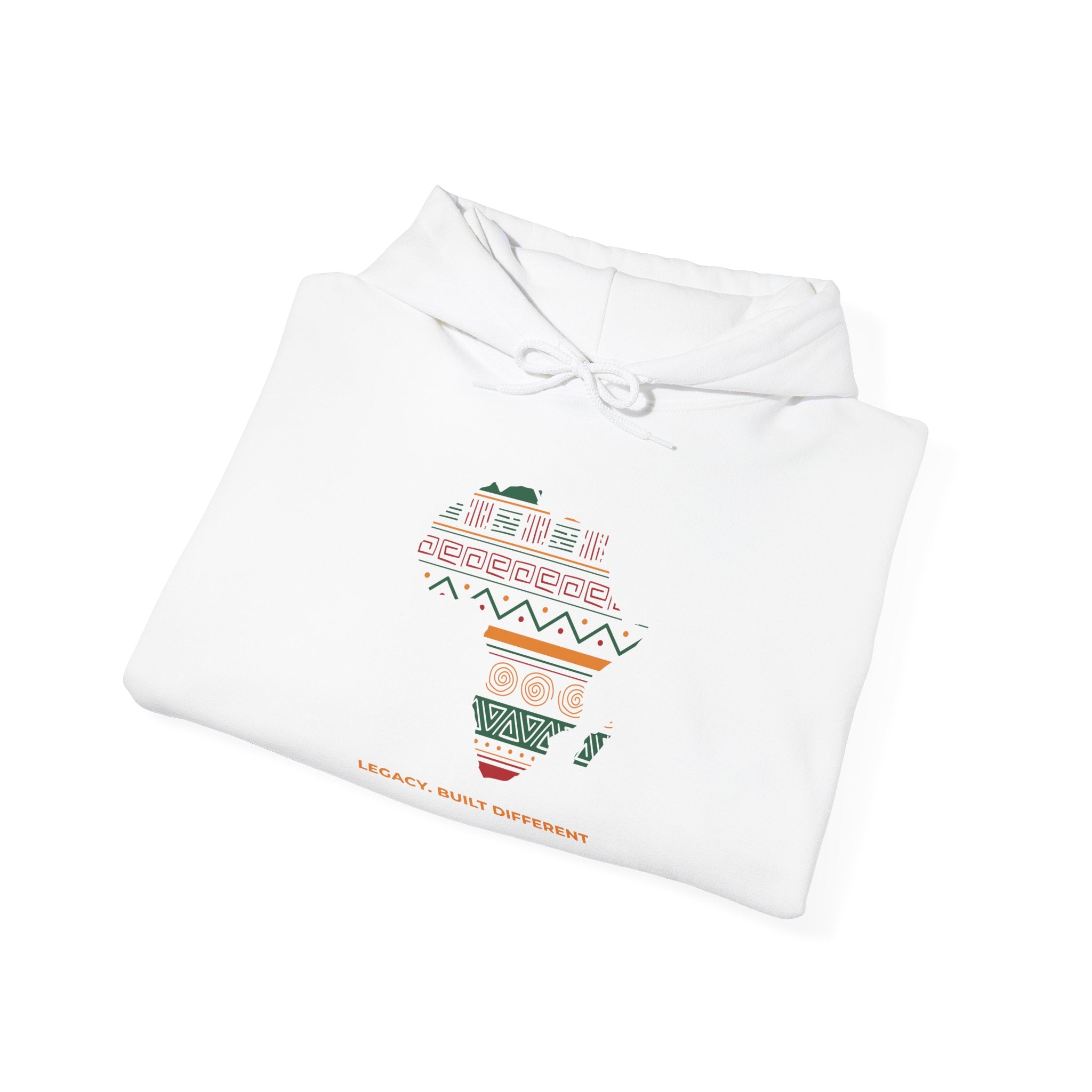 Africa Map Hoodie - 'Legacy Built Different' Graphic Pullover