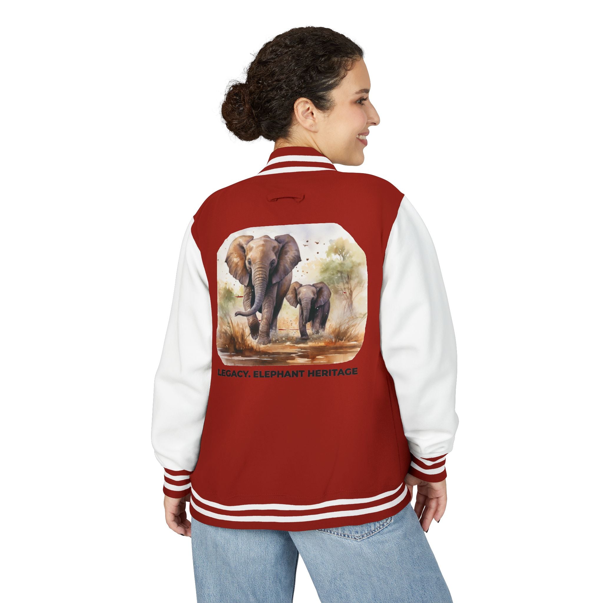 Elephant Heritage Letterman Jacket — Legacy Elephant Heritage Varsity Jacket