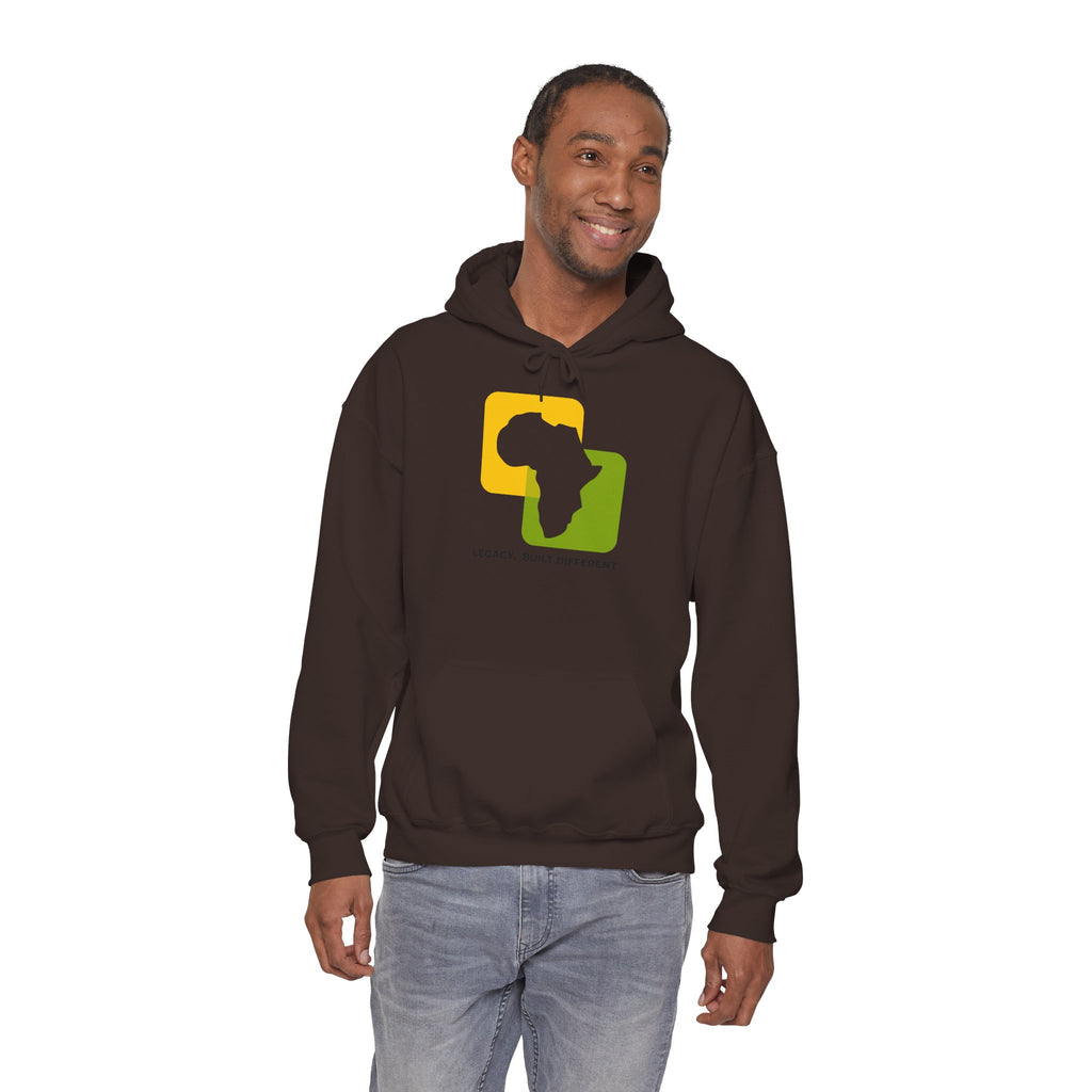 Africa Legacy Hoodie — "Legacy. Built Different" Graphic Pullover