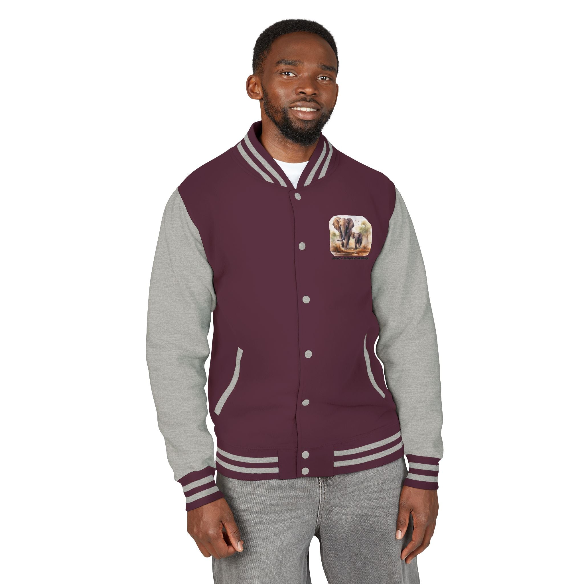 Elephant Heritage Letterman Jacket — Legacy Elephant Heritage Varsity Jacket