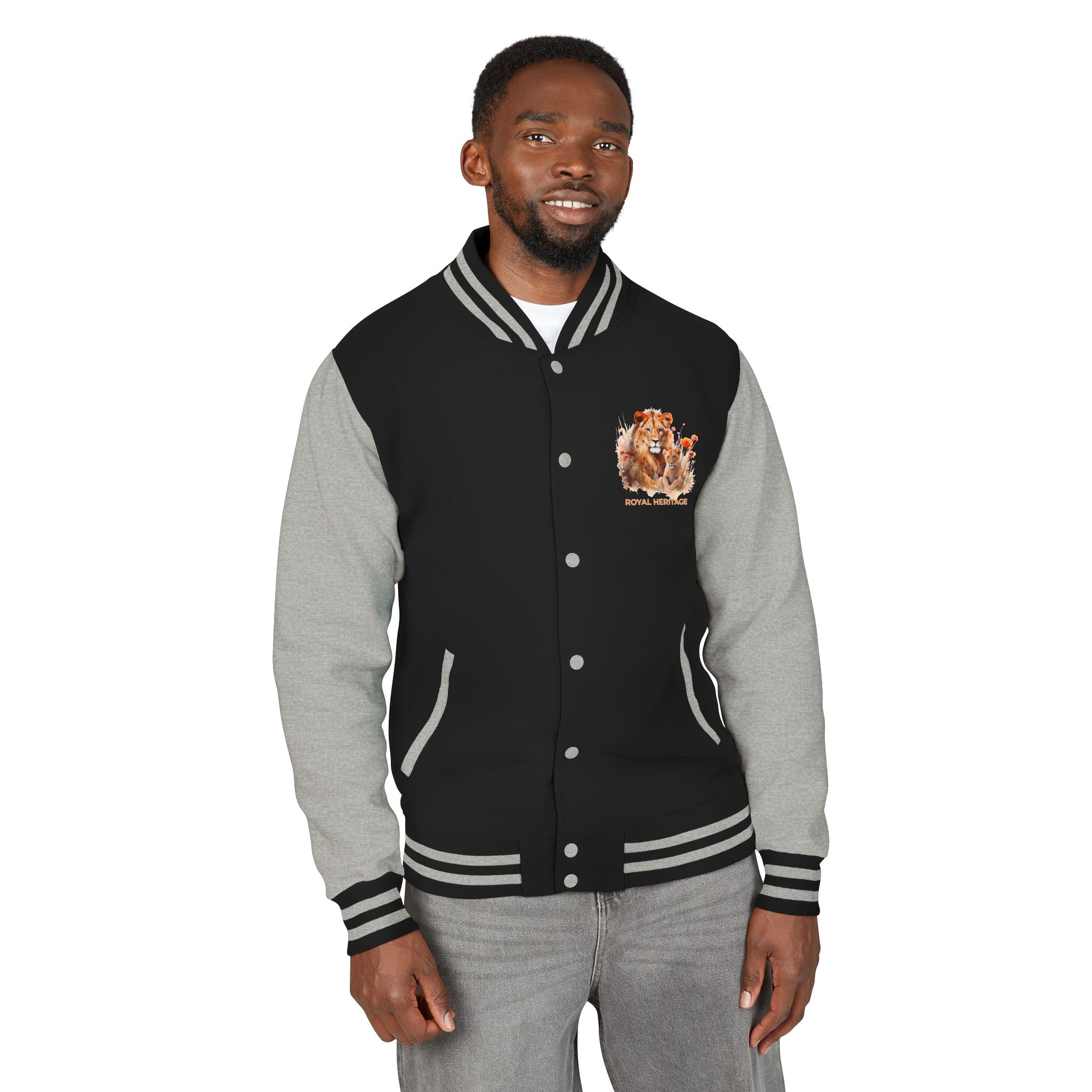 Letterman Jacket — 'Royal Heritage' Lion Family Varsity Jacket