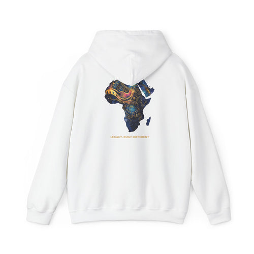Africa Map Art Hoodie — Vibrant Hand-Painted Continent Design