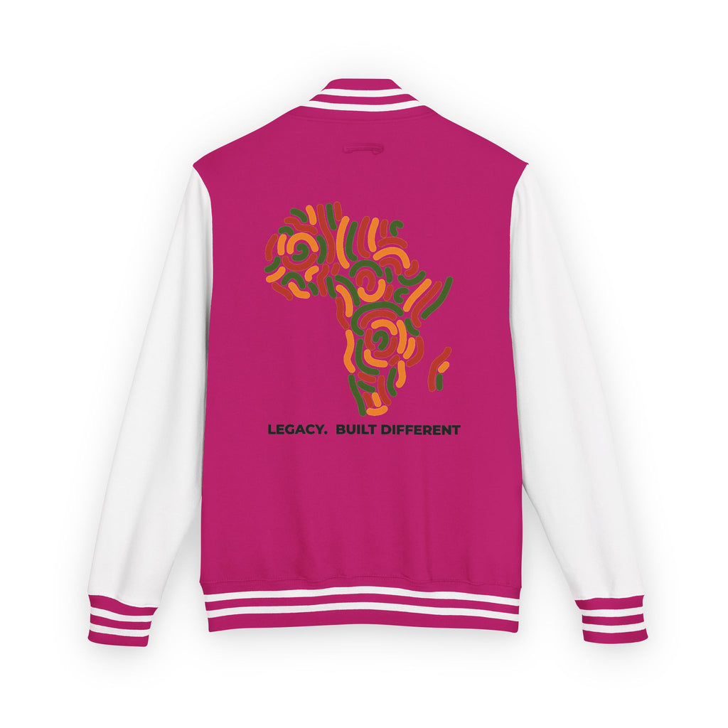 Letterman Jacket — African Heritage Map "Legacy. Built Different"