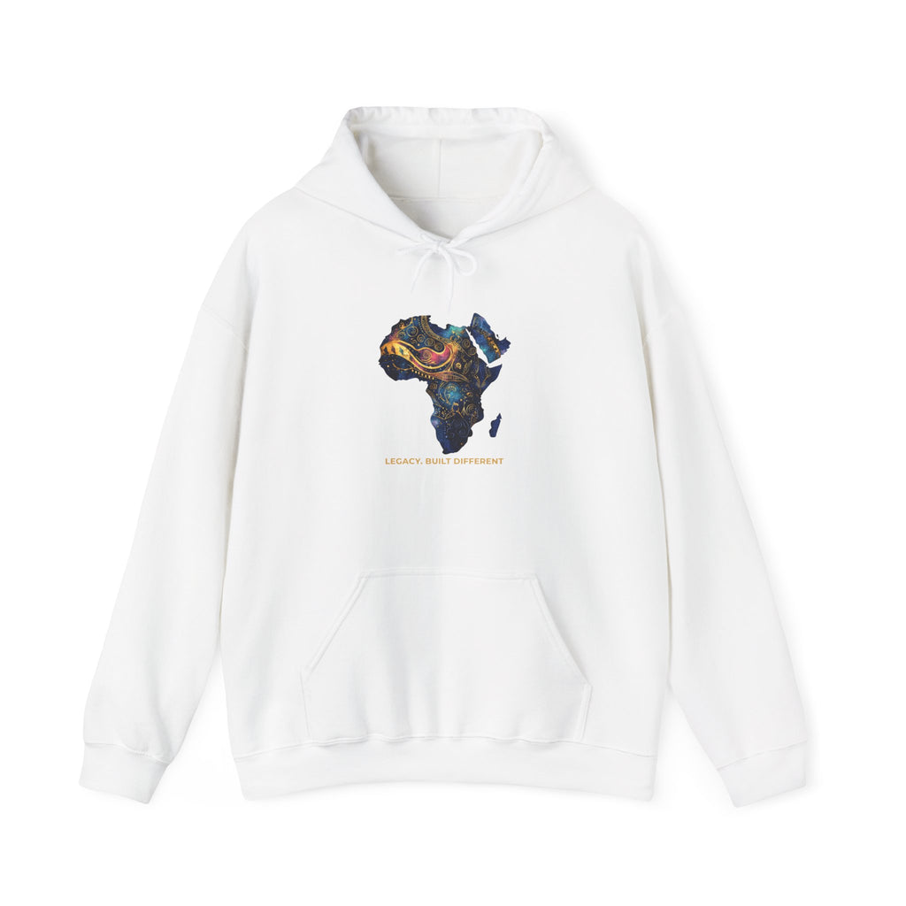 Africa Map Art Hoodie — Vibrant Hand-Painted Continent Design