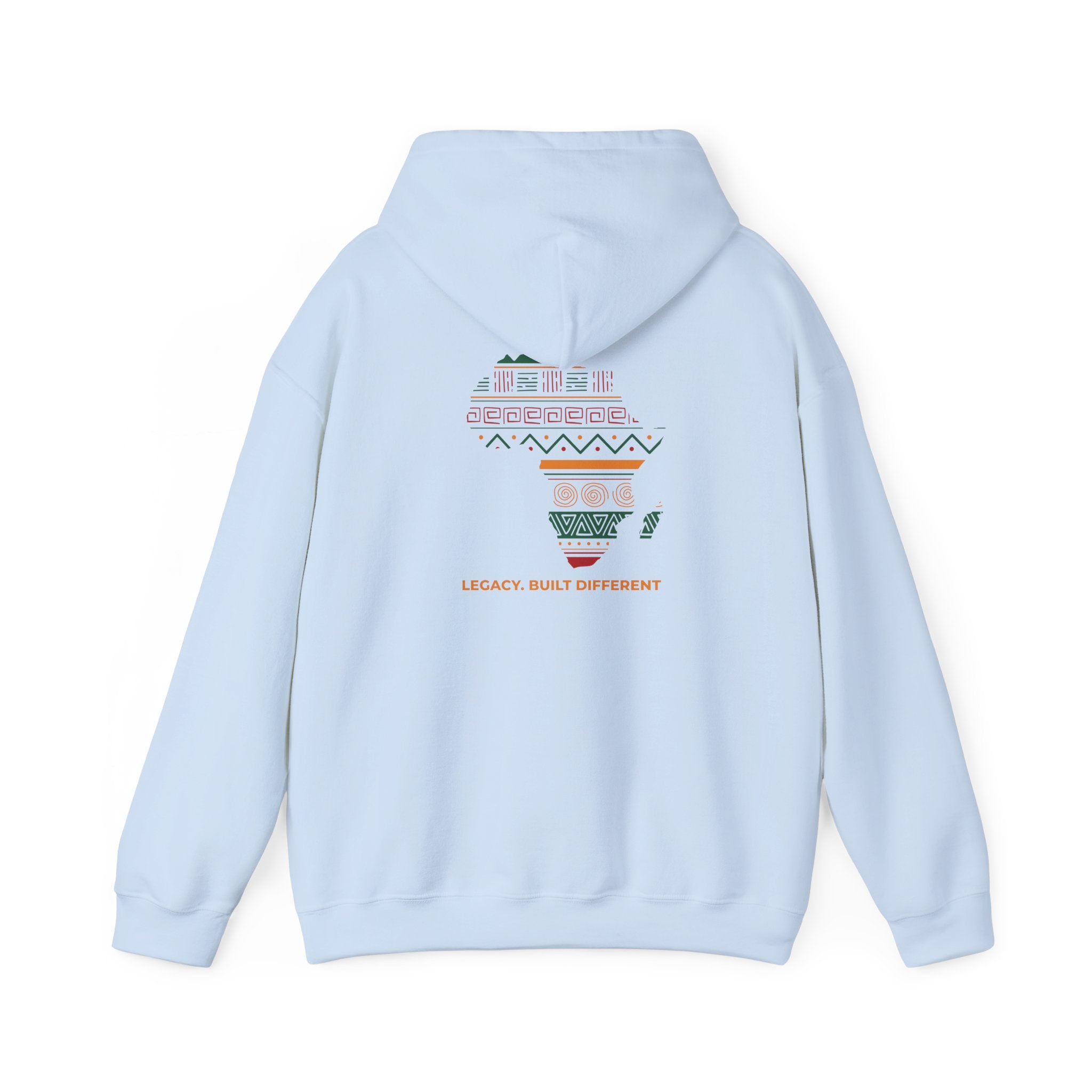Africa Map Hoodie - 'Legacy Built Different' Graphic Pullover