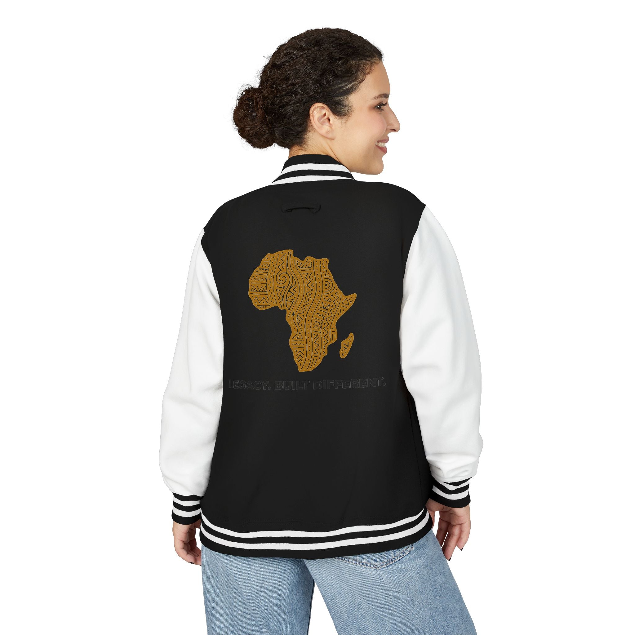 African Heritage Letterman Jacket — "Legacy. Built Different."