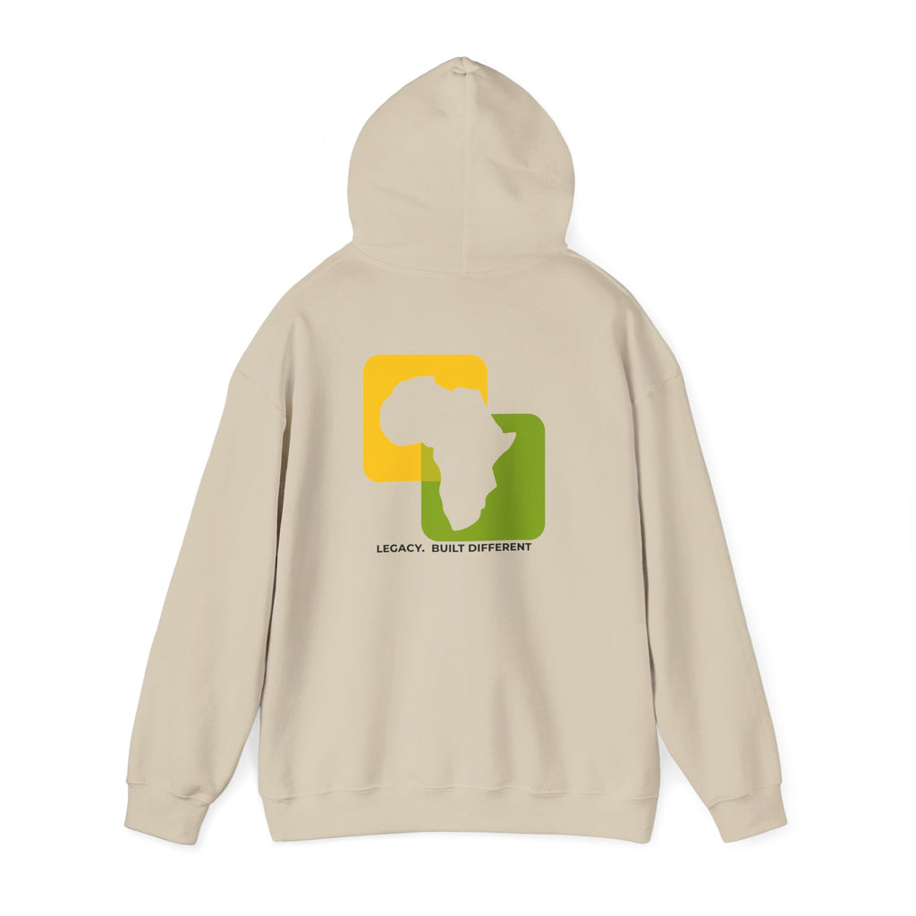 Africa Legacy Hoodie — "Legacy. Built Different" Graphic Pullover
