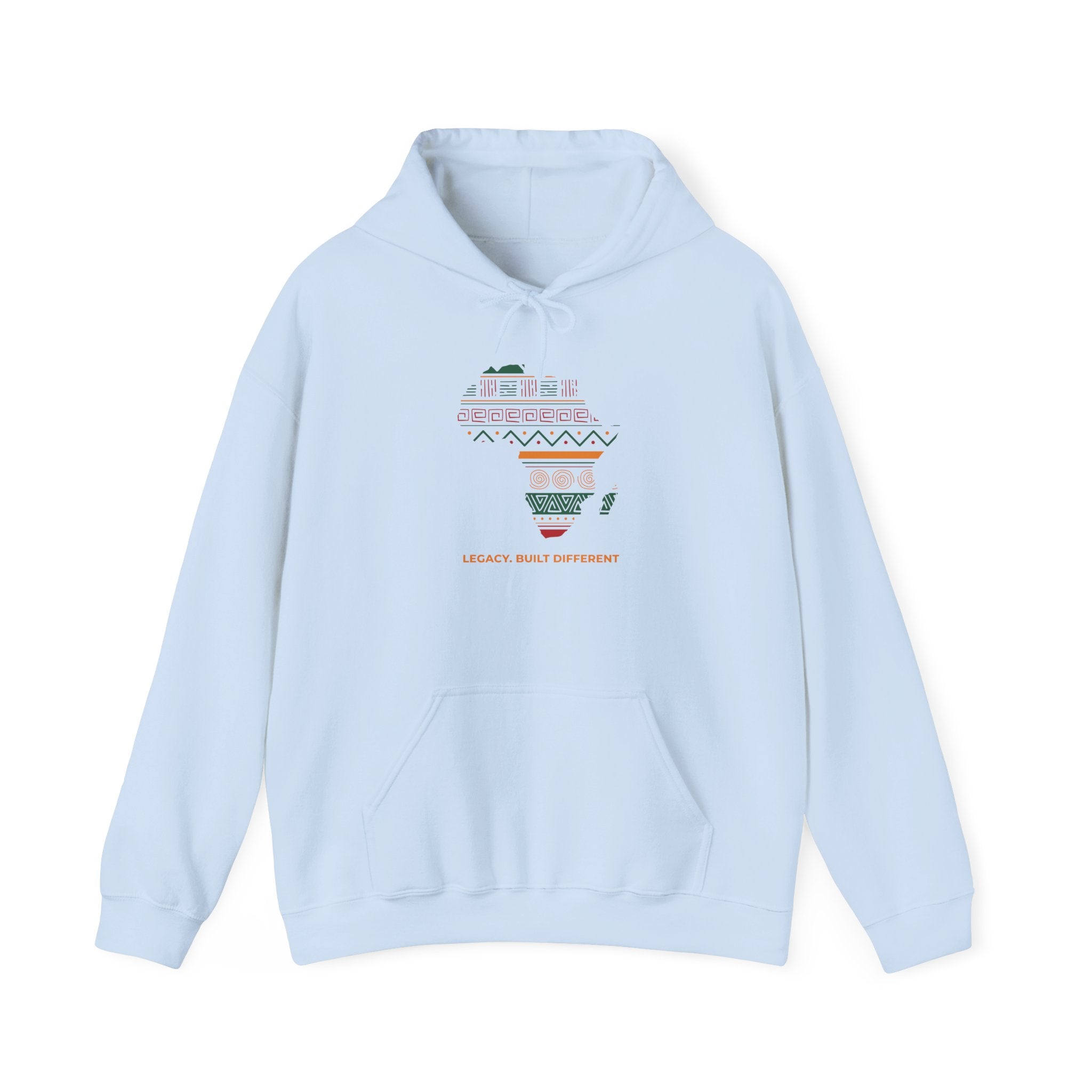Africa Map Hoodie - 'Legacy Built Different' Graphic Pullover