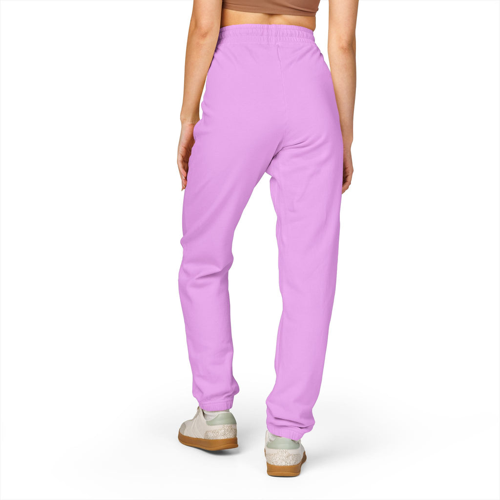 Sunset Camper Sweatpants — Cozy Graphic Fleece Joggers
