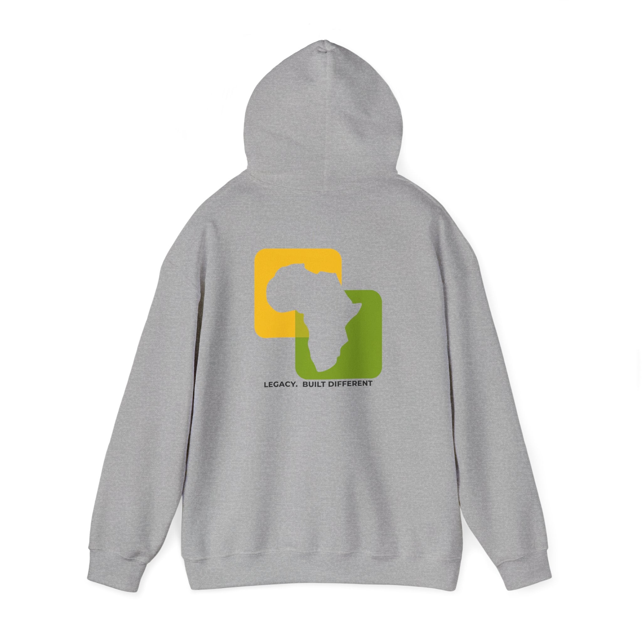 Africa Legacy Hoodie — "Legacy. Built Different" Graphic Pullover