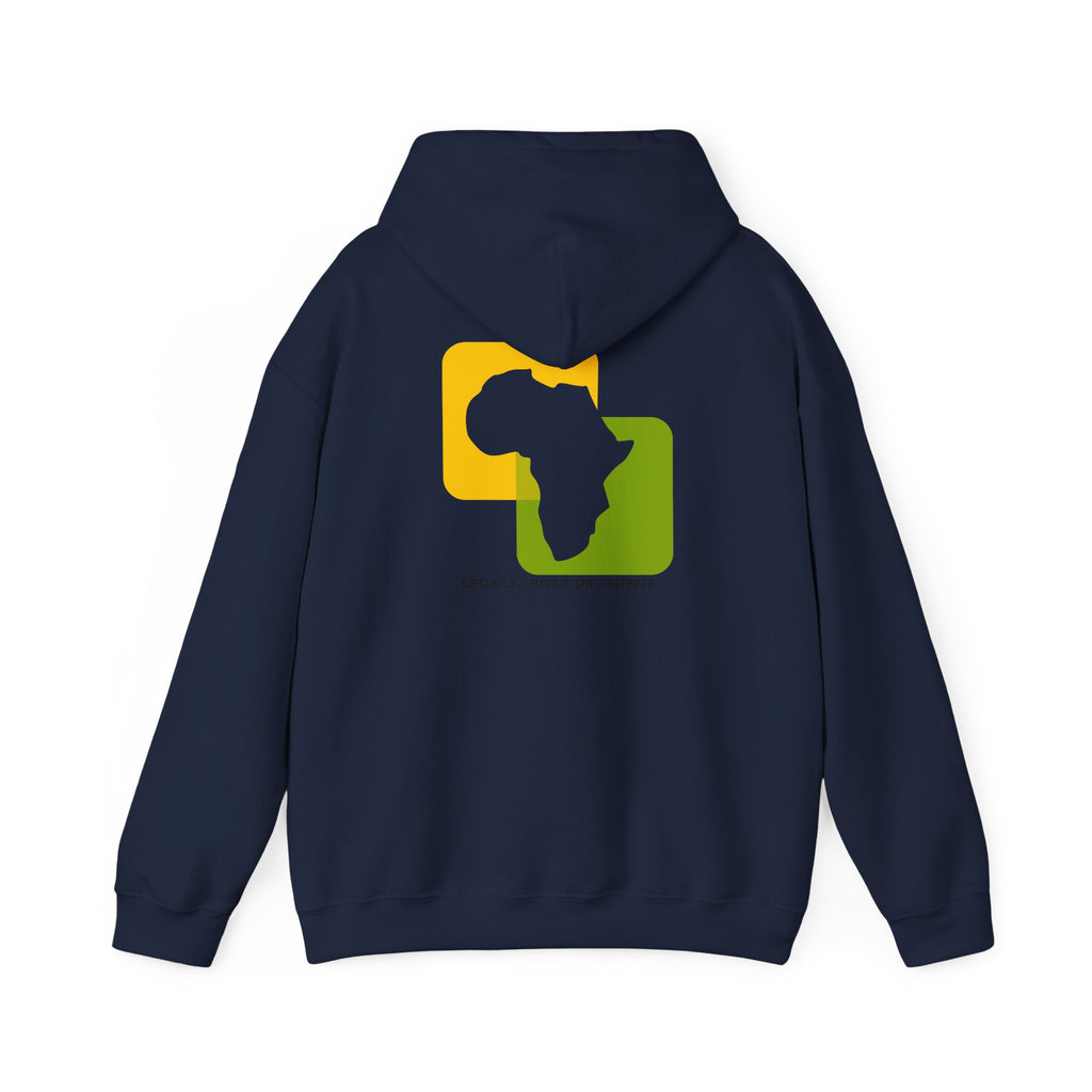 Africa Legacy Hoodie — "Legacy. Built Different" Graphic Pullover