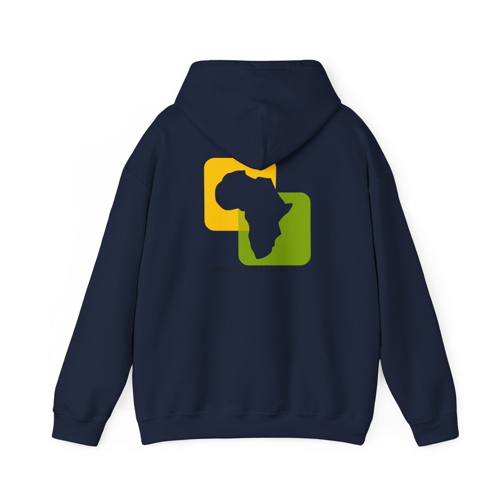 Africa Legacy Hoodie — "Legacy. Built Different" Graphic Pullover