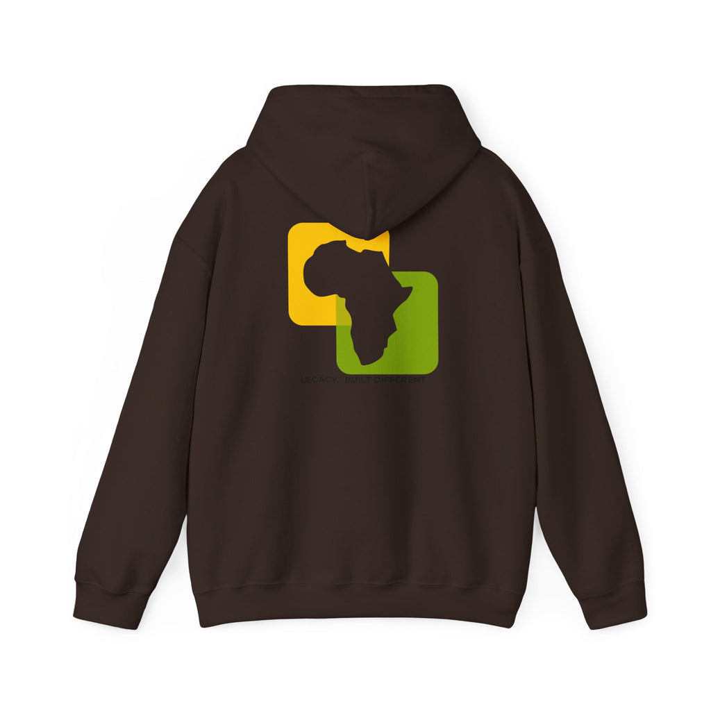 Africa Legacy Hoodie — "Legacy. Built Different" Graphic Pullover