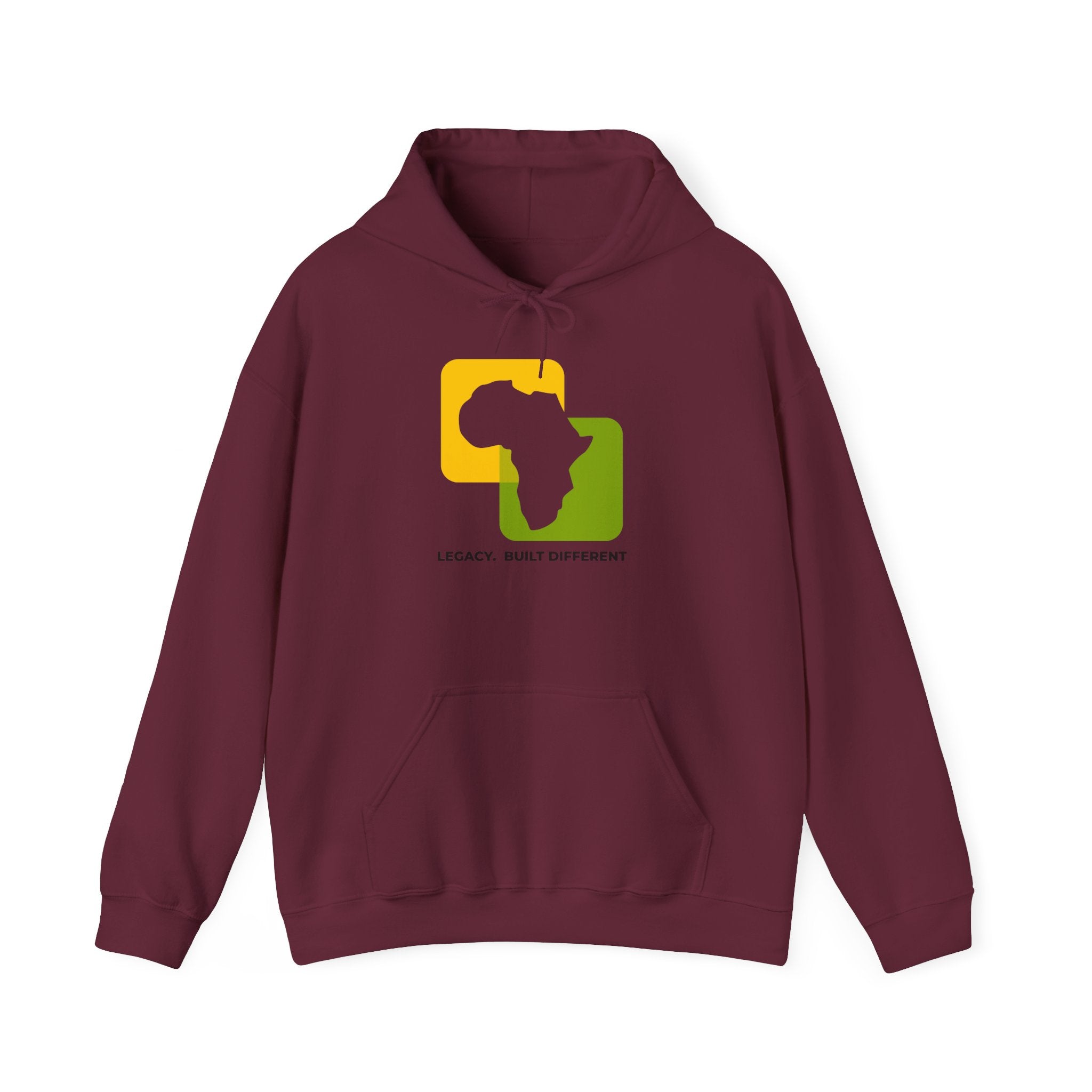 Africa Legacy Hoodie — "Legacy. Built Different" Graphic Pullover