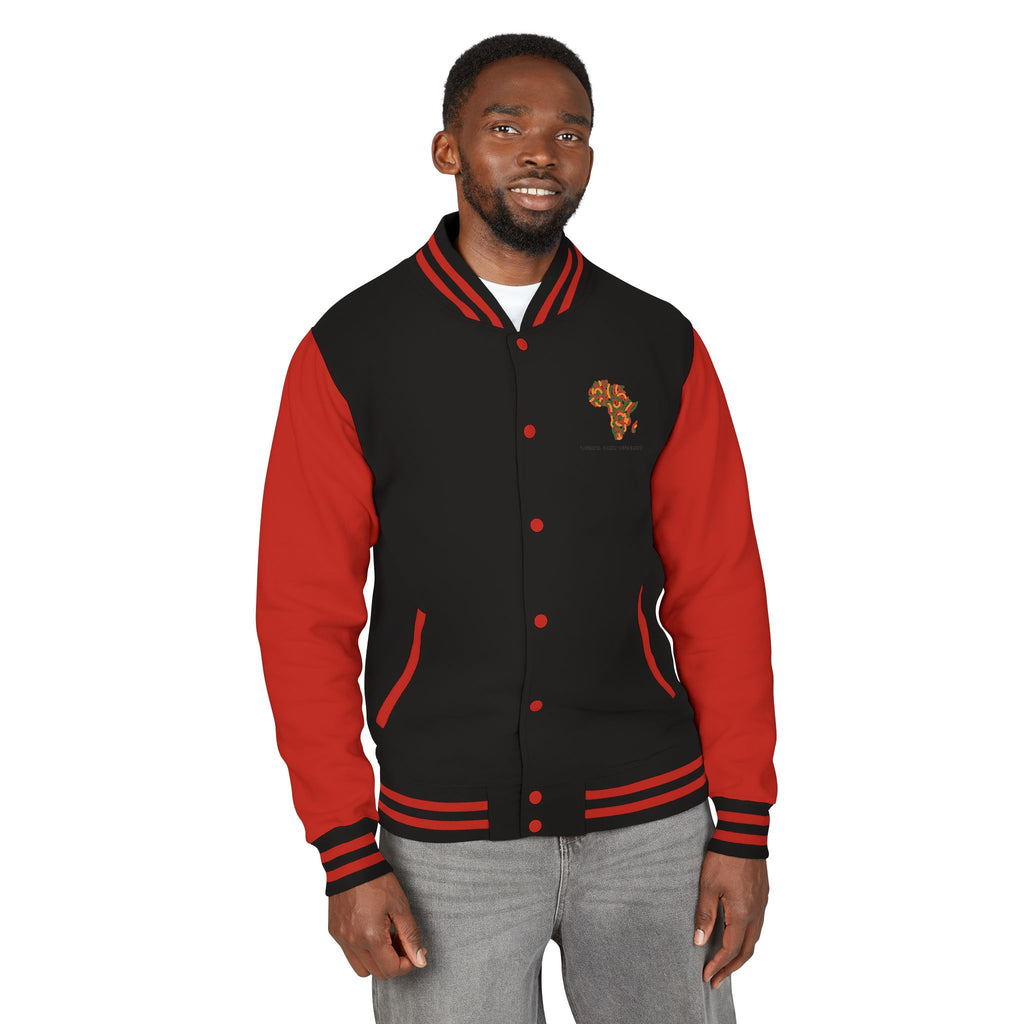 Letterman Jacket — African Heritage Map "Legacy. Built Different"