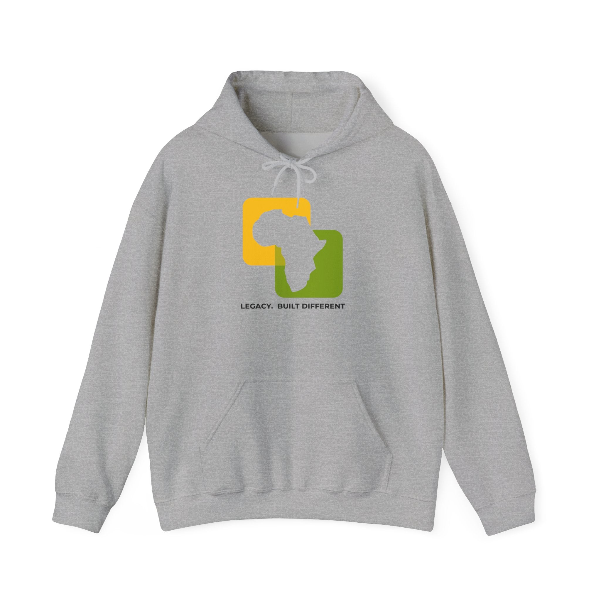 Africa Legacy Hoodie — "Legacy. Built Different" Graphic Pullover