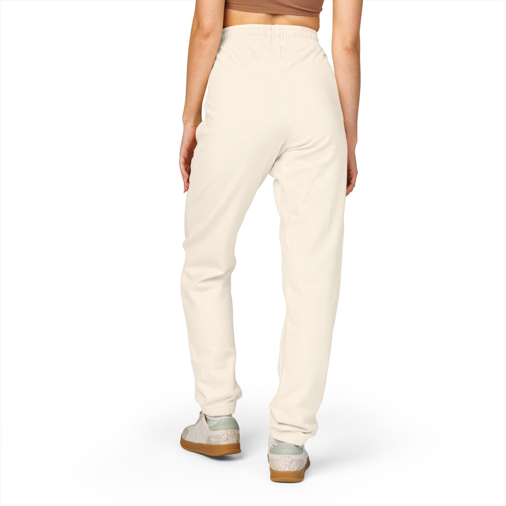 Sunset Camper Sweatpants — Cozy Graphic Fleece Joggers