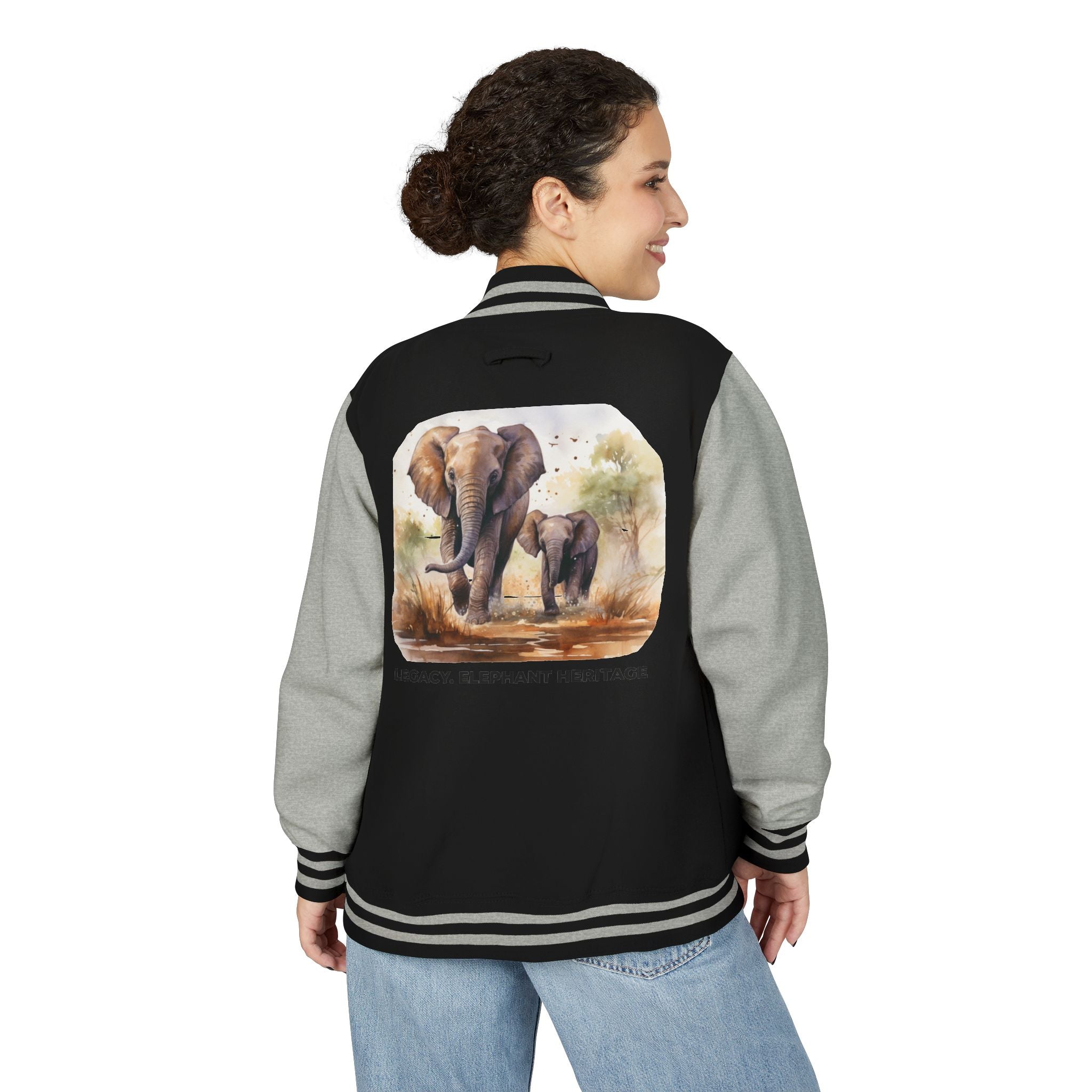 Elephant Heritage Letterman Jacket — Legacy Elephant Heritage Varsity Jacket