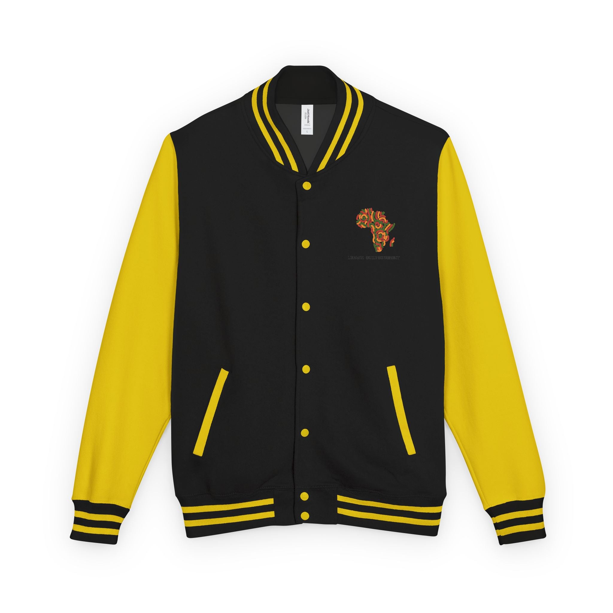 Letterman Jacket — African Heritage Map "Legacy. Built Different"