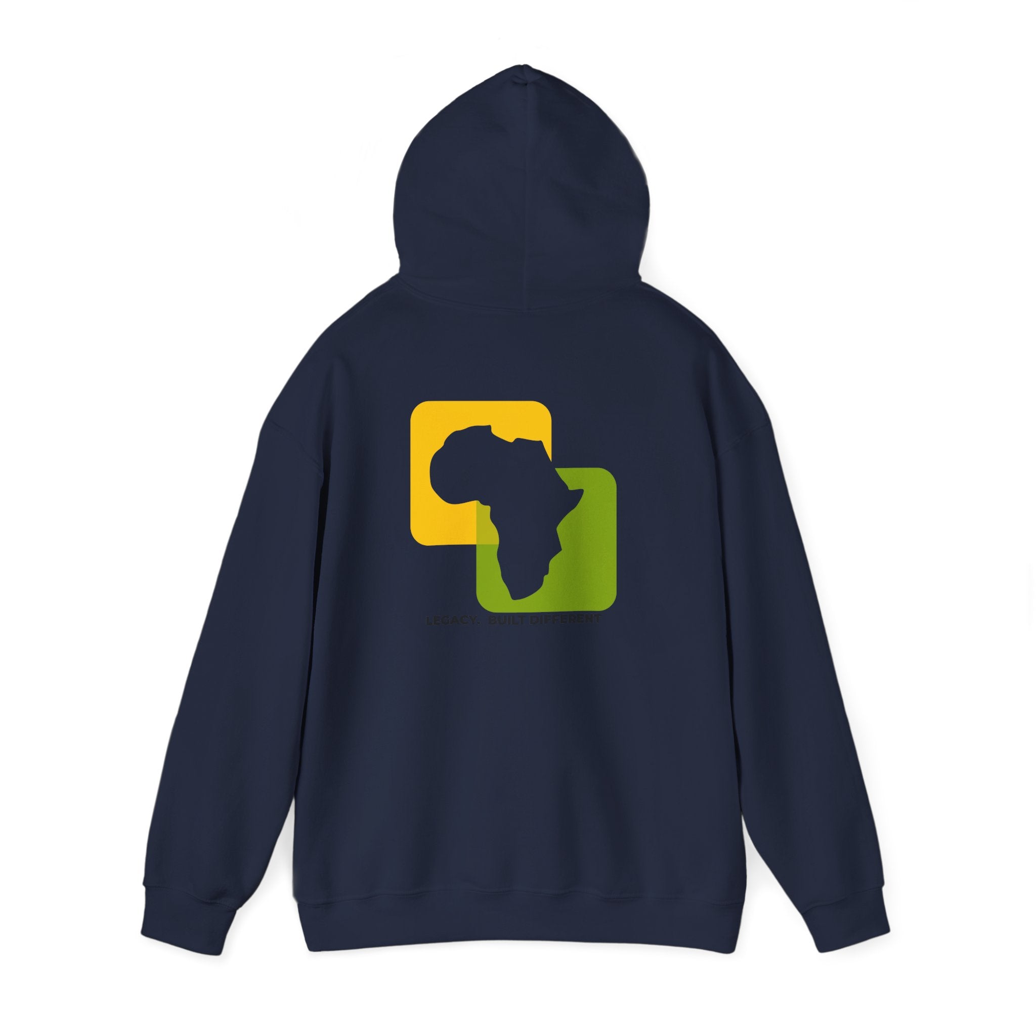 Africa Legacy Hoodie — "Legacy. Built Different" Graphic Pullover