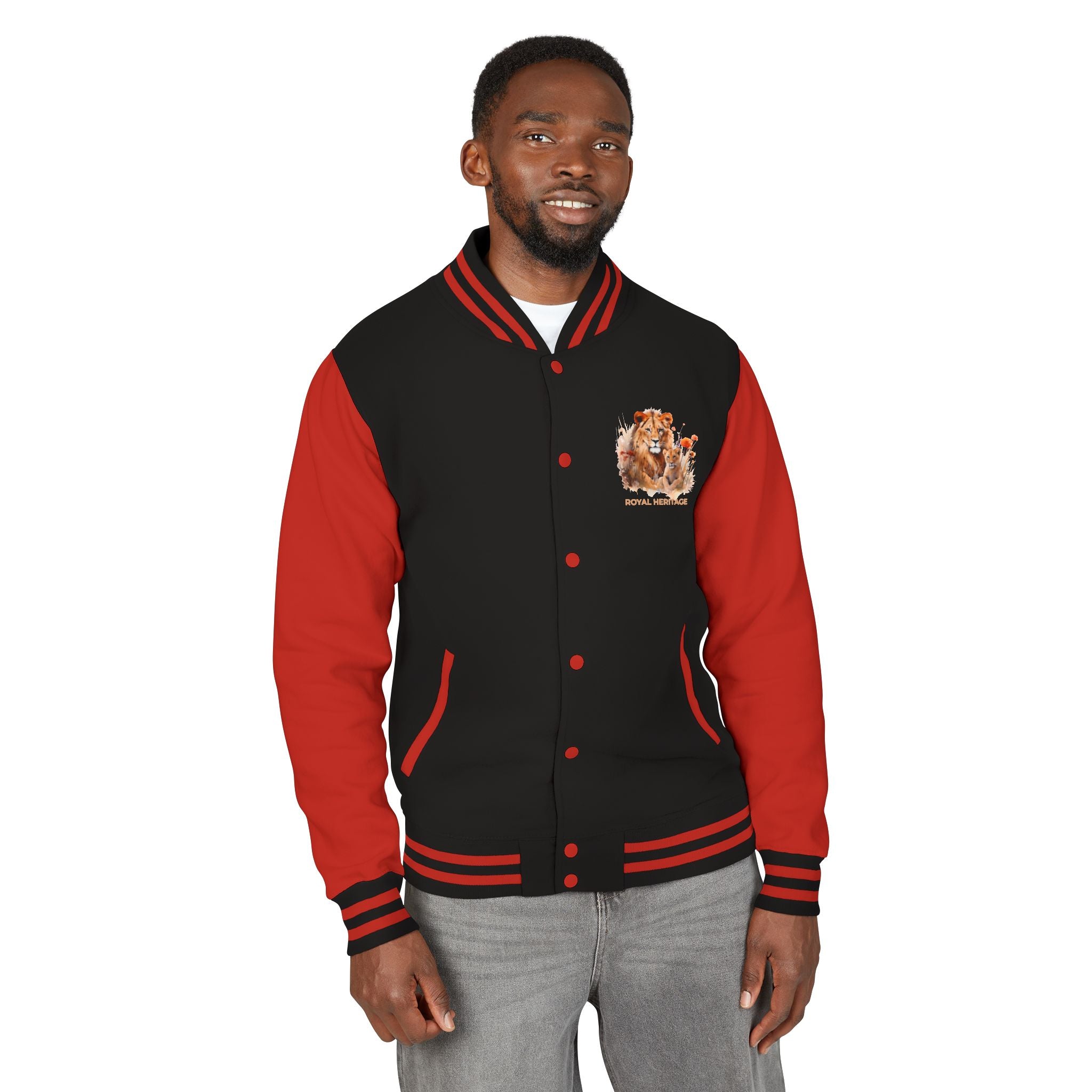 Letterman Jacket — 'Royal Heritage' Lion Family Varsity Jacket