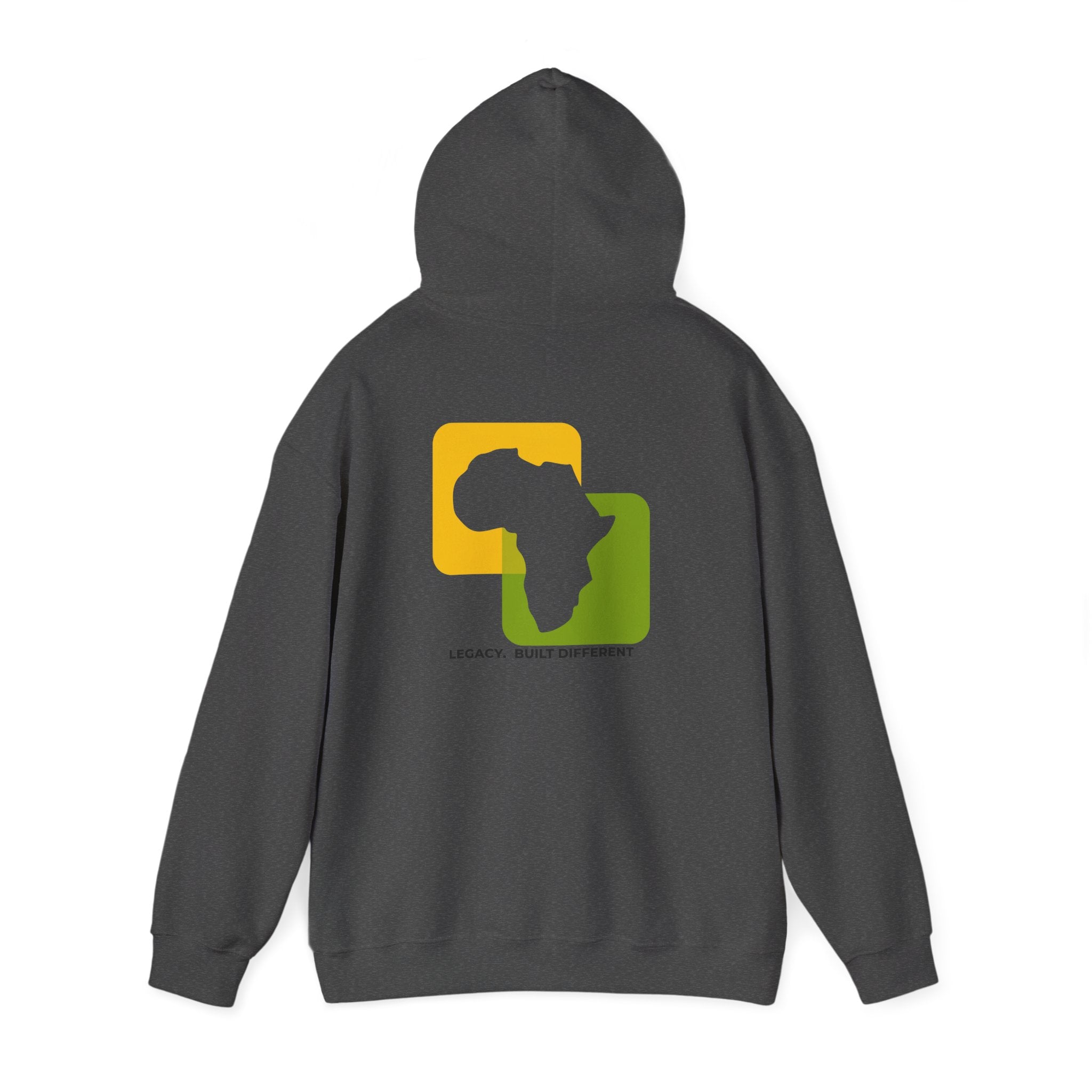 Africa Legacy Hoodie — "Legacy. Built Different" Graphic Pullover