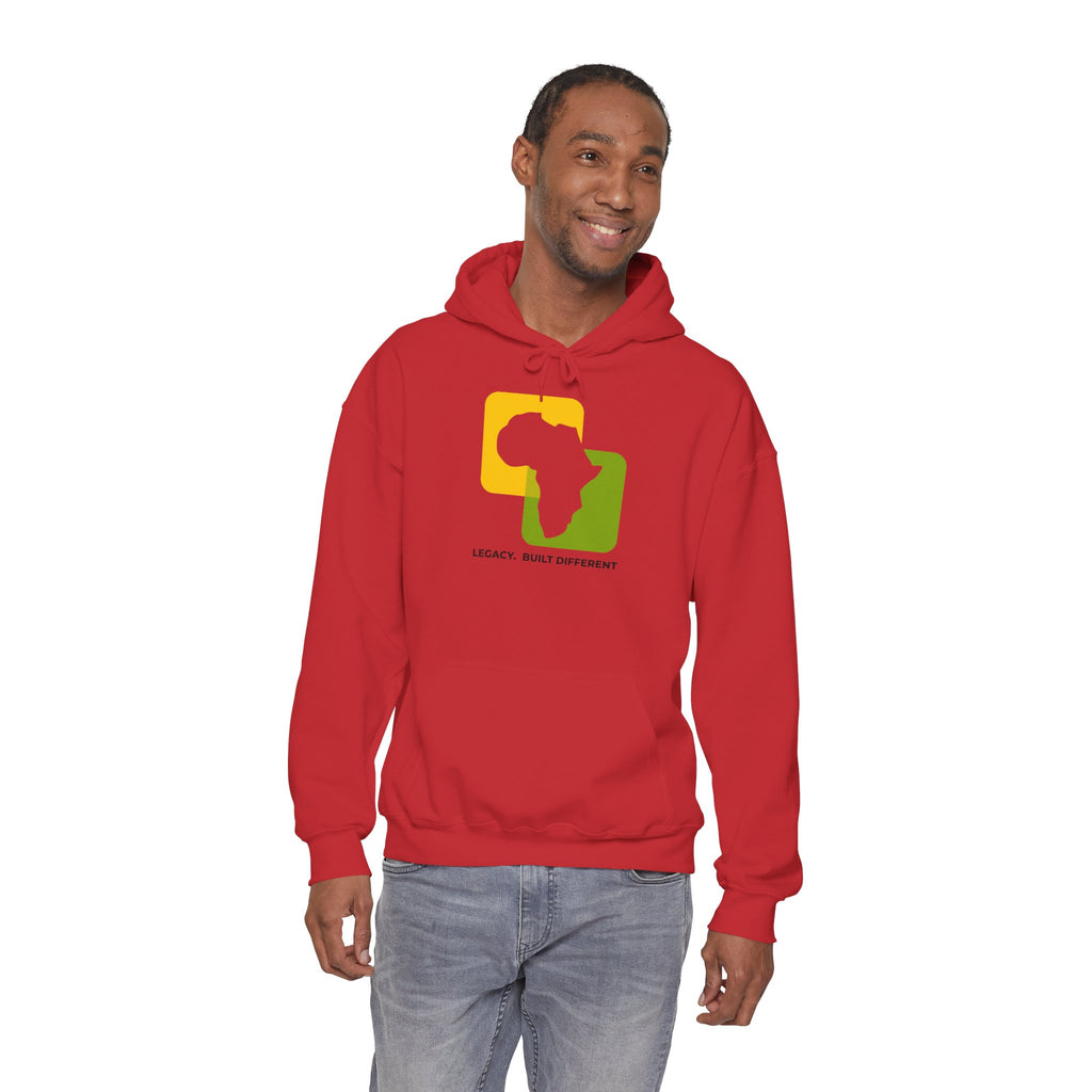 Africa Legacy Hoodie — "Legacy. Built Different" Graphic Pullover